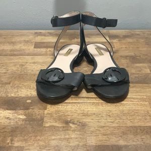 Black Louise et Cie Sandles Size 8